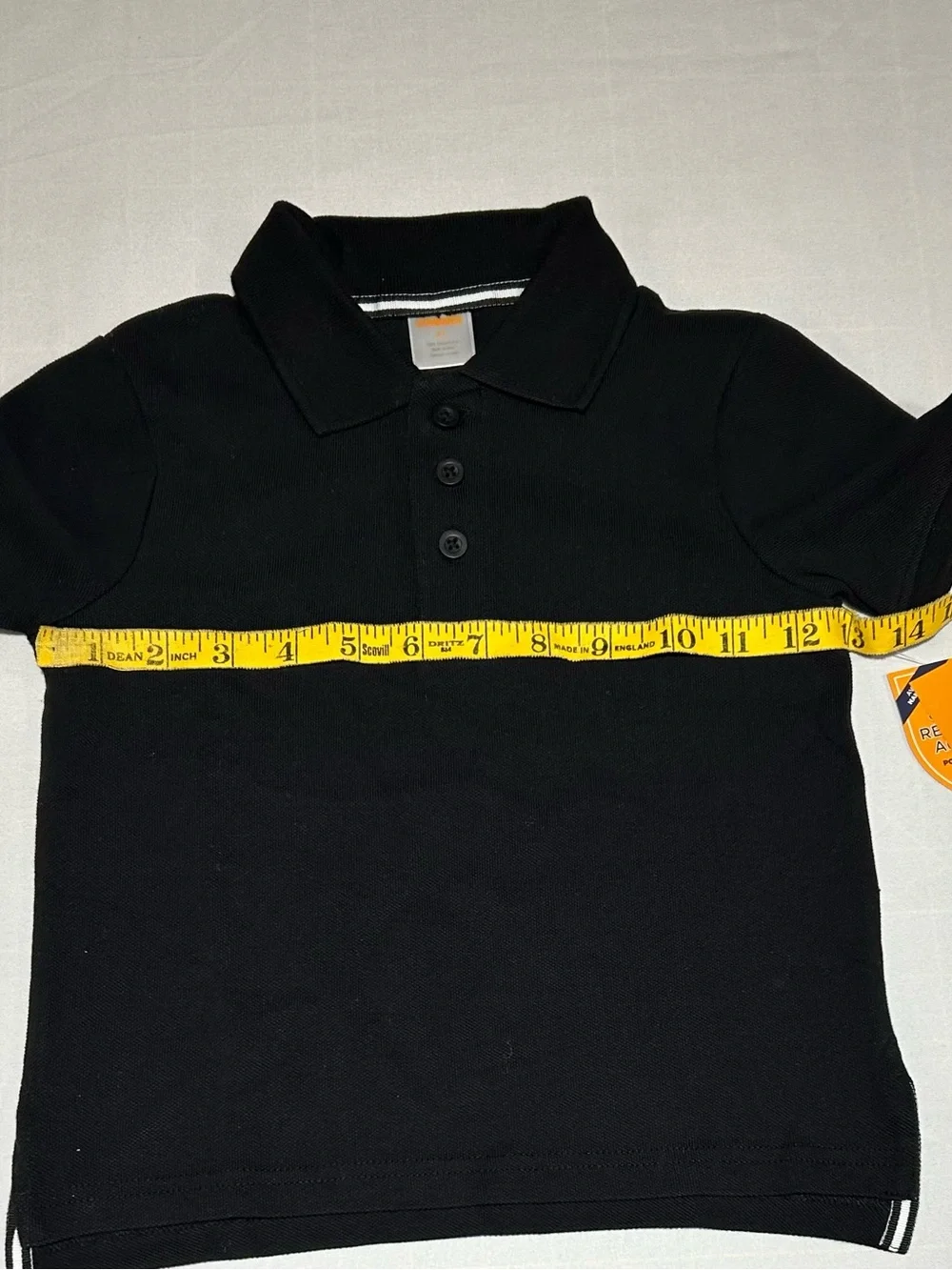 Gymboree Boys 2T Black Short Sleeve Stain Resistance Polo Top NWT Uniform Preppy